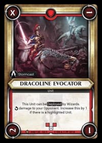 Dracoline Evocator (Unclaimed) - Wave 2 - Onslaught - Warhammer Age of Sigmar Champions TCG card