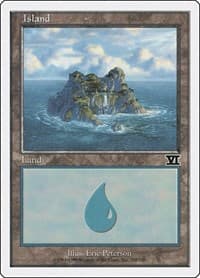 Island (338) - Classic Sixth Edition - Magic: The Gathering card