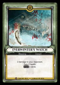 Everwinter's Watch (Unclaimed) - Wave 2 - Onslaught - Warhammer Age of Sigmar Champions TCG card