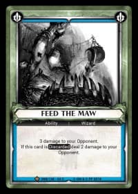 Feed the Maw (Unclaimed) - Wave 2 - Onslaught - Warhammer Age of Sigmar Champions TCG card