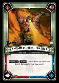 Flame-Belching Firebelly (Unclaimed) - Wave 2 - Onslaught - Warhammer Age of Sigmar Champions TCG card