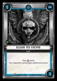 Flesh to Stone (Unclaimed) - Wave 2 - Onslaught - Warhammer Age of Sigmar Champions TCG card