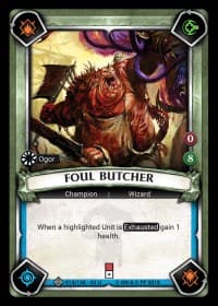 Foul Butcher (Claimed) - Wave 2 - Onslaught - Warhammer Age of Sigmar Champions TCG card