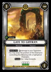 Gate to Ghyran (Claimed) - Wave 2 - Onslaught - Warhammer Age of Sigmar Champions TCG card
