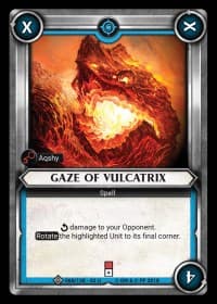 Gaze of Vulcatrix (Unclaimed) - Wave 2 - Onslaught - Warhammer Age of Sigmar Champions TCG card