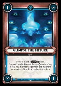 Glimpse the Future (Claimed) - Wave 2 - Onslaught - Warhammer Age of Sigmar Champions TCG card