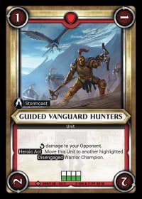 Guided Vanguard Hunters (Claimed) - Wave 2 - Onslaught - Warhammer Age of Sigmar Champions TCG card