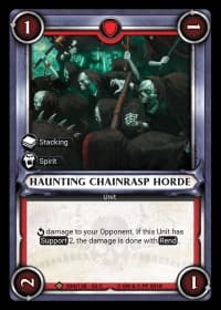 Haunting Chainrasp Horde (Unclaimed) - Wave 2 - Onslaught - Warhammer Age of Sigmar Champions TCG card