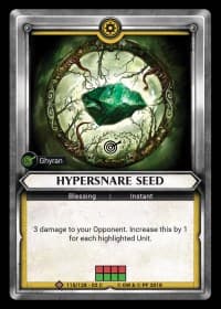 Hypersnare Seed (Unclaimed) - Wave 2 - Onslaught - Warhammer Age of Sigmar Champions TCG card