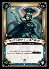 Isharann Tidecaster (Claimed) - Wave 2 - Onslaught - Warhammer Age of Sigmar Champions TCG card