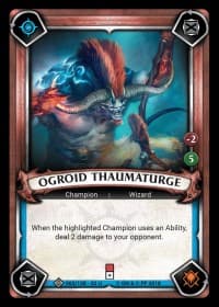Ogroid Thaumaturge (Claimed) - Wave 2 - Onslaught - Warhammer Age of Sigmar Champions TCG card