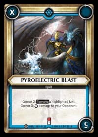 Pyroelectric Blast (Claimed) - Wave 2 - Onslaught - Warhammer Age of Sigmar Champions TCG card