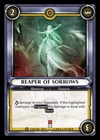 Reaper of Sorrows (Claimed) - Wave 2 - Onslaught - Warhammer Age of Sigmar Champions TCG card