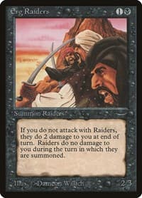 Erg Raiders (Light) - Arabian Nights - Magic: The Gathering card