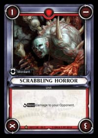 Scrabbling Horror (Claimed) - Wave 2 - Onslaught - Warhammer Age of Sigmar Champions TCG card