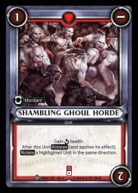 Shambling Ghoul Horde (Unclaimed) - Wave 2 - Onslaught - Warhammer Age of Sigmar Champions TCG card
