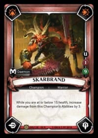 Skarbrand (Unclaimed) - Wave 2 - Onslaught - Warhammer Age of Sigmar Champions TCG card