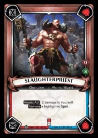 Slaughterpriest (Claimed) - Wave 2 - Onslaught - Warhammer Age of Sigmar Champions TCG card