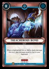 Treacherous Bond (Claimed) - Wave 2 - Onslaught - Warhammer Age of Sigmar Champions TCG card