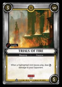 Trials of Fire (Unclaimed) - Wave 2 - Onslaught - Warhammer Age of Sigmar Champions TCG card