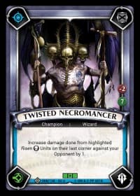 Twisted Necromancer (Claimed) - Wave 2 - Onslaught - Warhammer Age of Sigmar Champions TCG card