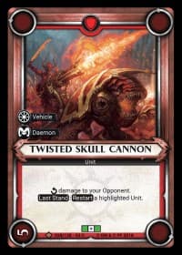 Twisted Skull Cannon (Unclaimed) - Wave 2 - Onslaught - Warhammer Age of Sigmar Champions TCG card