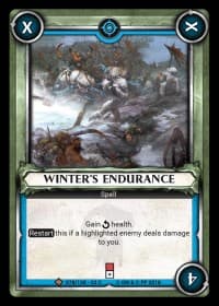 Winter's Endurance (Unclaimed) - Wave 2 - Onslaught - Warhammer Age of Sigmar Champions TCG card