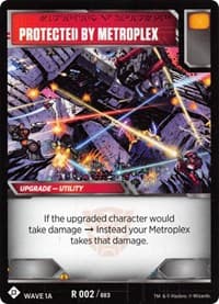 Protected by Metroplex (Wave 1A - Metroplex) - Wave 1 - Transformers TCG card