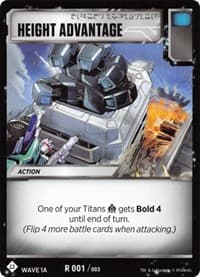 Height Advantage (Wave 1A - Metroplex) - Wave 1 - Transformers TCG card