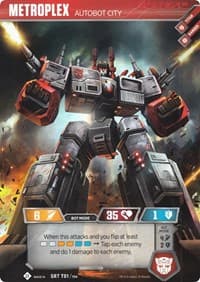 Metroplex - Autobot City (Wave 1A - Metroplex) - Wave 1 - Transformers TCG card