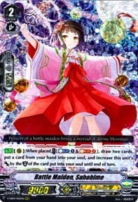 Battle Maiden, Sahohime - V-EB04: The Answer of Truth - Cardfight Vanguard card