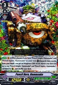 Pencil Hero, Hammsuke - V-EB04: The Answer of Truth - Cardfight Vanguard card