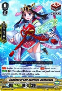 Goddess of Self-sacrifice, Kushinada - V-EB04: The Answer of Truth - Cardfight Vanguard card