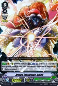 Armed Instructor, Bison - V-EB04: The Answer of Truth - Cardfight Vanguard card