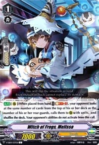 Witch of Frogs, Melissa - V-EB04: The Answer of Truth - Cardfight Vanguard card
