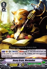 Heavy Brain, Mormodon - V-EB04: The Answer of Truth - Cardfight Vanguard card