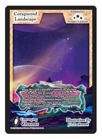 Conquered Landscape (Promo Edition) - Exodus Promo Cards - Exodus TCG card