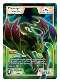 Plaguespire Calamity (Promo Edition) - Exodus Promo Cards - Exodus TCG card