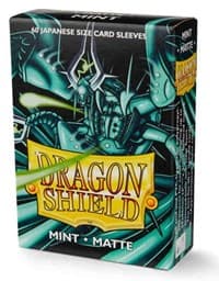 Dragon Shield Matte Japanese Sleeves - Mint (60-Pack) - Dragon Shield Card Sleeves - Card Sleeves card