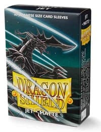 Dragon Shield Matte Japanese Sleeves - Jet (60-Pack) - Dragon Shield Card Sleeves - Card Sleeves card