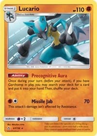 Lucario - 67/156 (SM Ultra Prism) - Deck Exclusives - Pokemon card