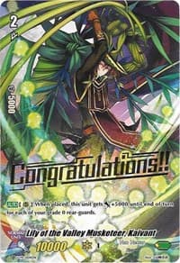 Lily of the Valley Musketeer, Kaivant - V Promo Cards - Cardfight Vanguard card