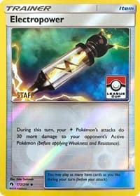 Electropower - 172/214 (League Cup) [Staff] - League & Championship Cards - Pokemon card