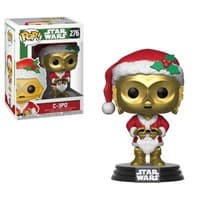 Star Wars: Holiday - C-3PO (as Santa) (Bobble-Head) - Pop! Vinyl - Funko card