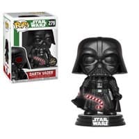 Star Wars: Holiday - Darth Vader (w/Cane) (Bobble-Head) (Glow in the Dark) (Limited Edition Chase) - Pop! Vinyl - Funko card
