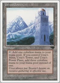 Urza's Tower (Mountains) - Chronicles - Magic: The Gathering card