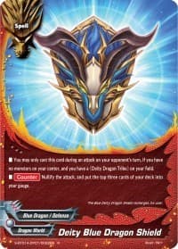 Deity Blue Dragon Shield - Buddy Lineage - Future Card BuddyFight card