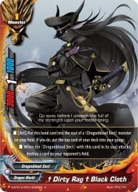 "Dirty Rag" Black Cloth - Buddy Lineage - Future Card BuddyFight card