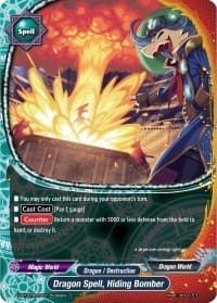 Dragon Spell, Hiding Bomber - Buddy Lineage - Future Card BuddyFight card