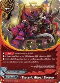 "Esoteric Rites" Serioso - Buddy Lineage - Future Card BuddyFight card